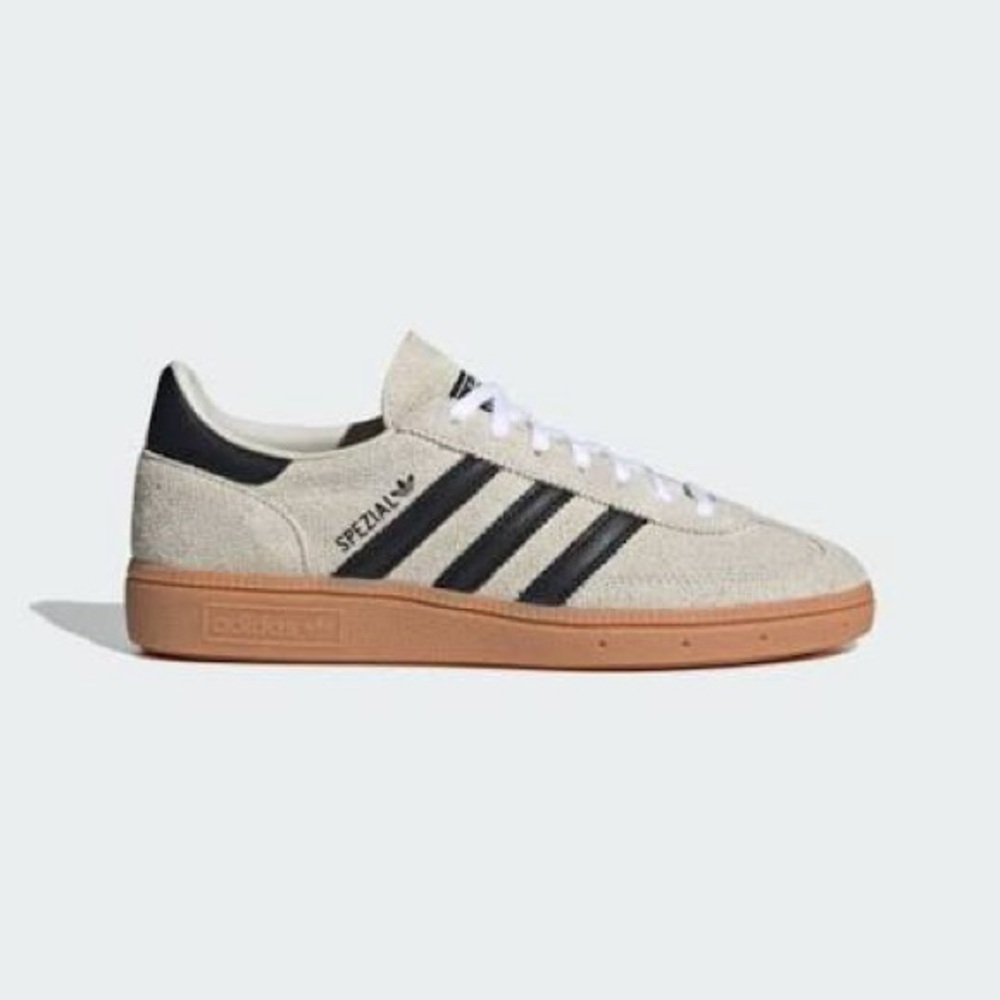 Adidas Spezial Cream and Black Trainers